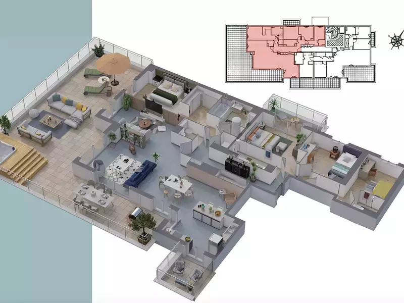 Appartement, 157,02 m²