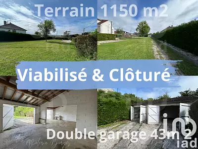 Terrain, 1 150 m²