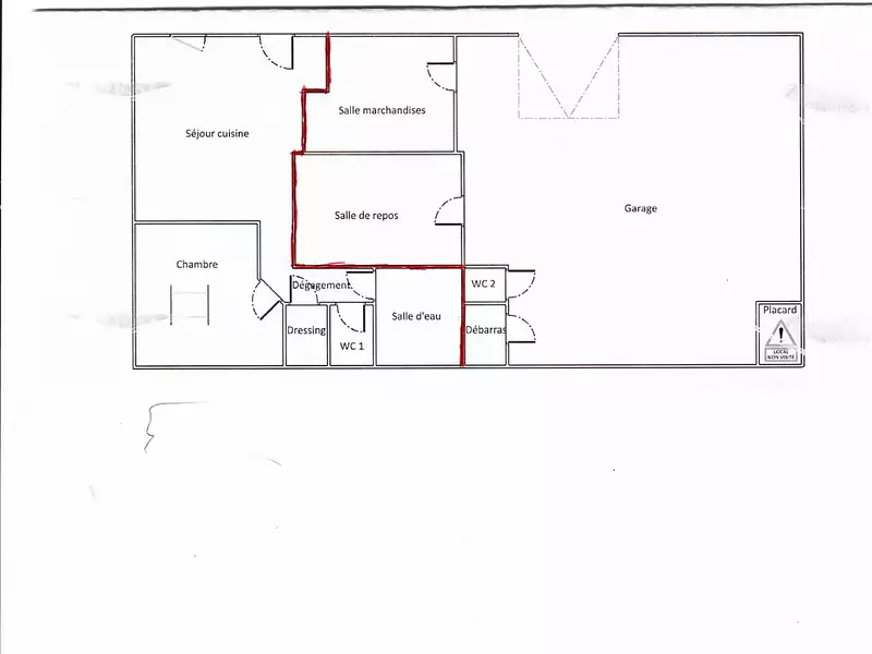 Immeuble, 200 m²