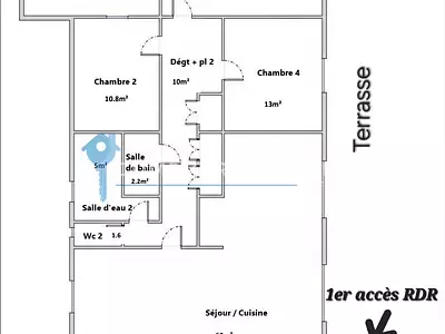 Appartement, 135 m²
