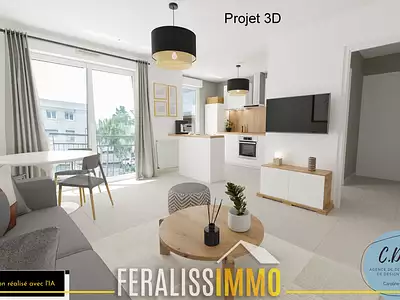 Appartement, 57,71 m²