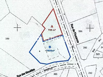 Terrain, 728 m²