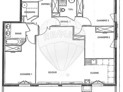 Appartement, 90 m²