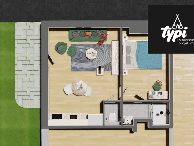 Appartement, 29,38 m²