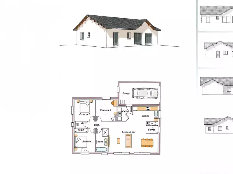 Maison, 91 m²