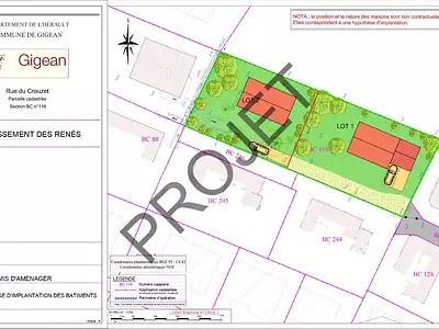 Terrain, 550 m²