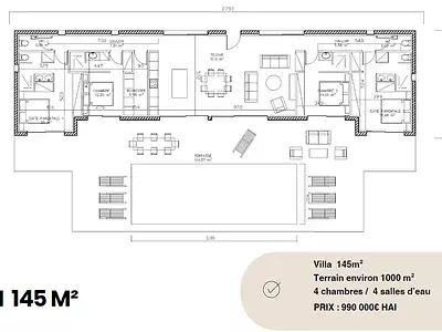 Maison, 145 m²