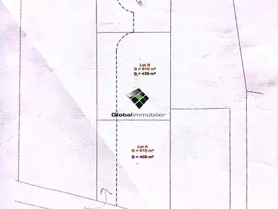 Terrain, 610 m²