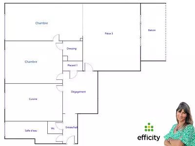 Appartement, 78 m²