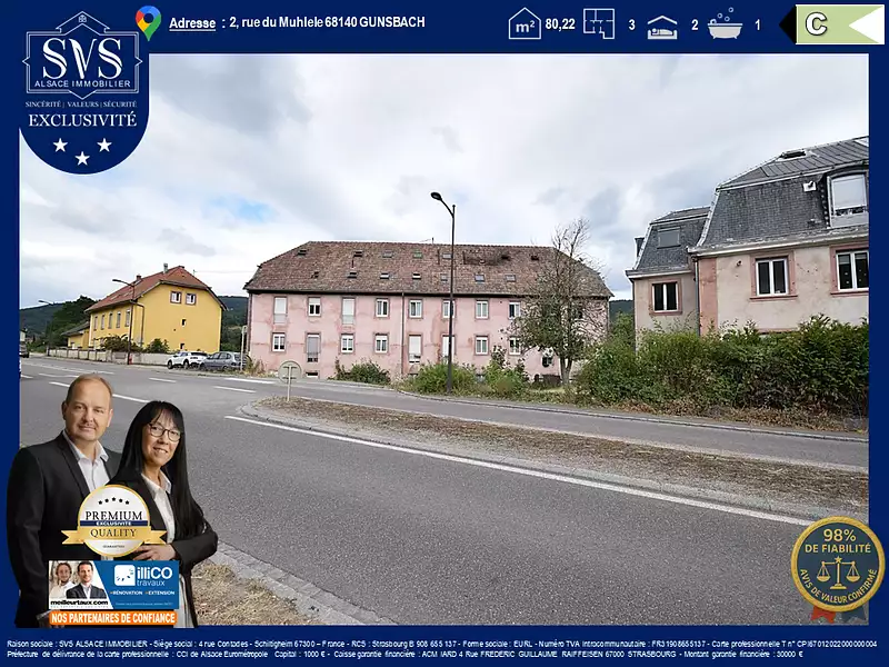 Appartement, 80,22 m²