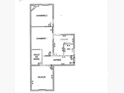 Appartement, 45,4 m²