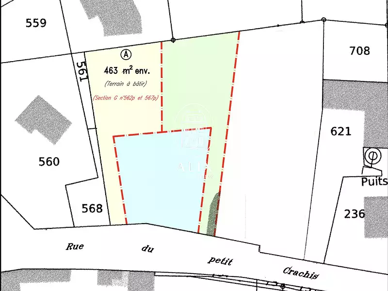 Terrain, 463 m²