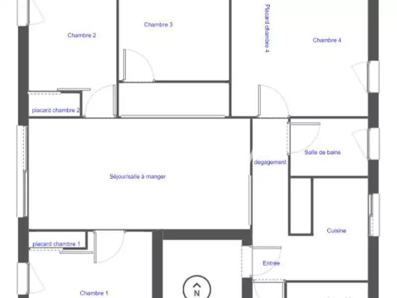 Appartement, 76 m²