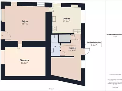 Maison, 96,5 m²