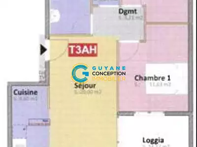 Appartement, 60,55 m²