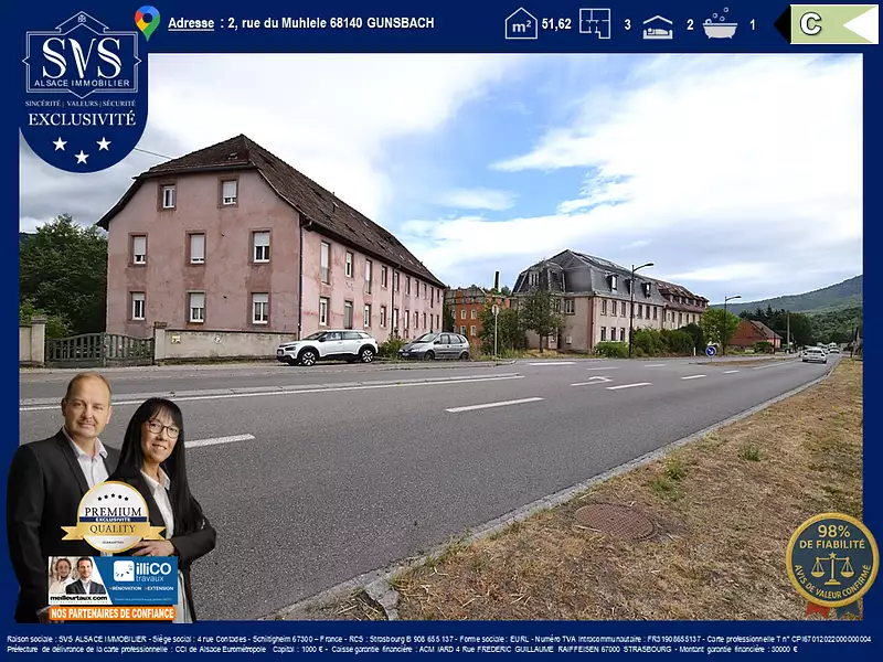 Appartement, 44,12 m²