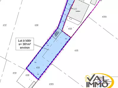 Terrain, 380 m²