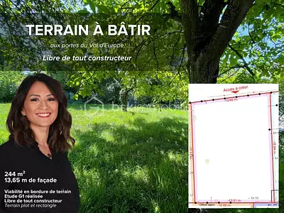 Terrain, 244 m²