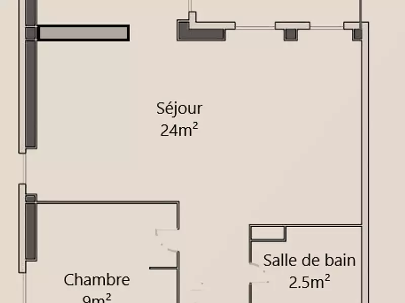 Appartement, 49 m²