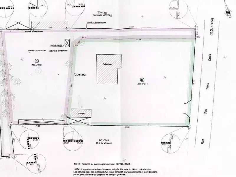 Terrain, 1 127 m²