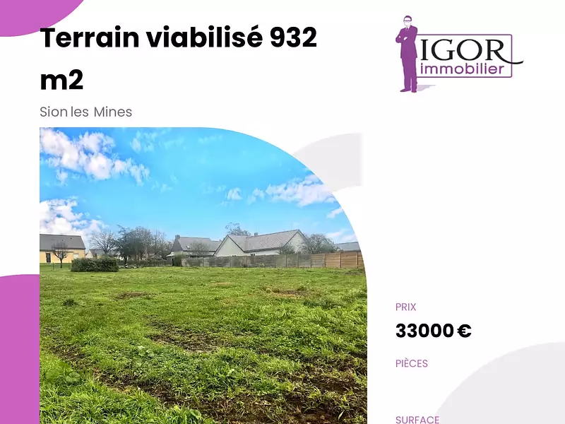Terrain, 932 m²