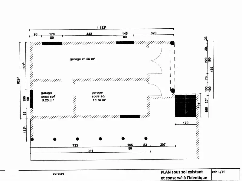 Terrain, 1 262 m²