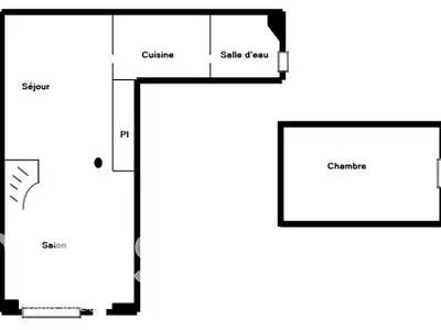 Appartement, 43,38 m²