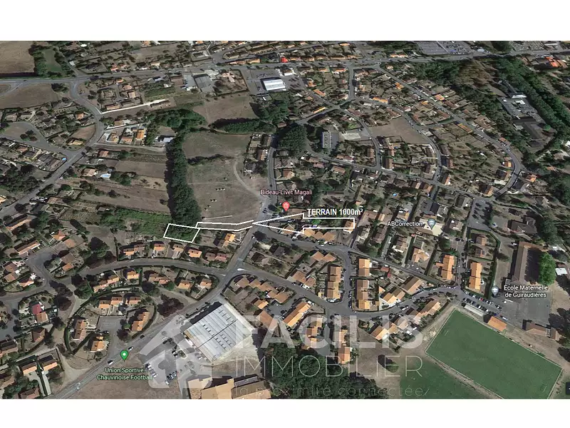 Terrain, 1 500 m²