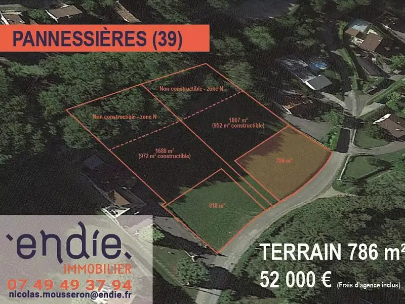 Terrain, 785 m²