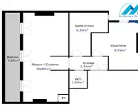 Appartement, 50,3 m²