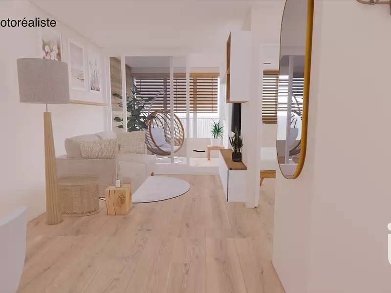 Appartement, 35 m²