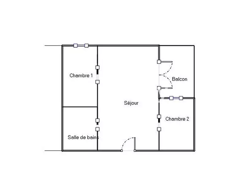 Appartement, 35 m²