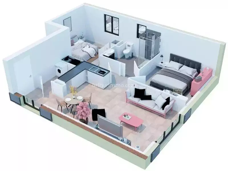 Appartement, 50 m²