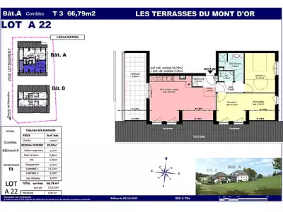Appartement, 66,79 m²
