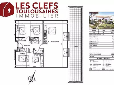 Appartement, 98 m²