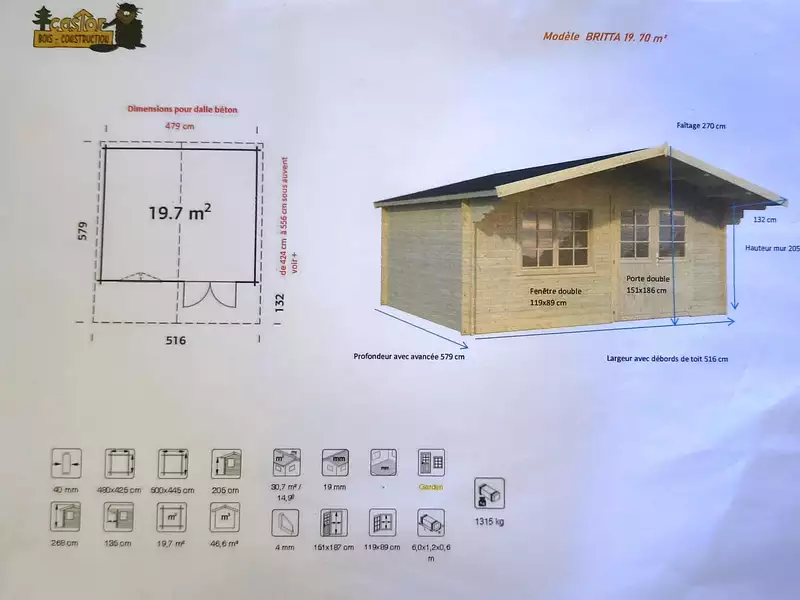 Maison, 40 m²