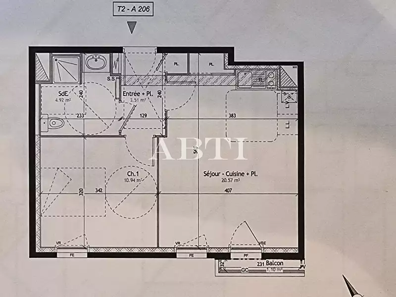 Appartement, 39,94 m²