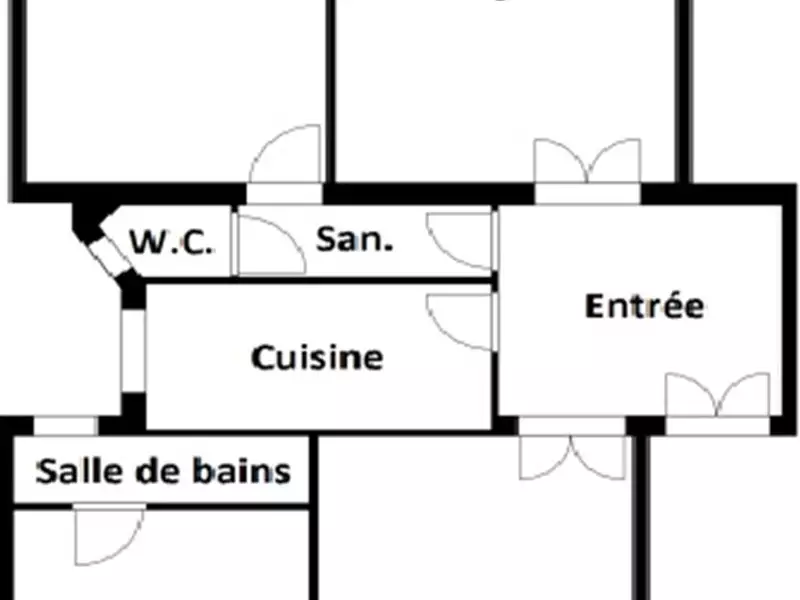 Appartement, 91,44 m²