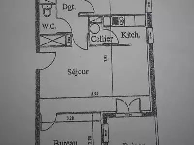 Appartement, 54 m²
