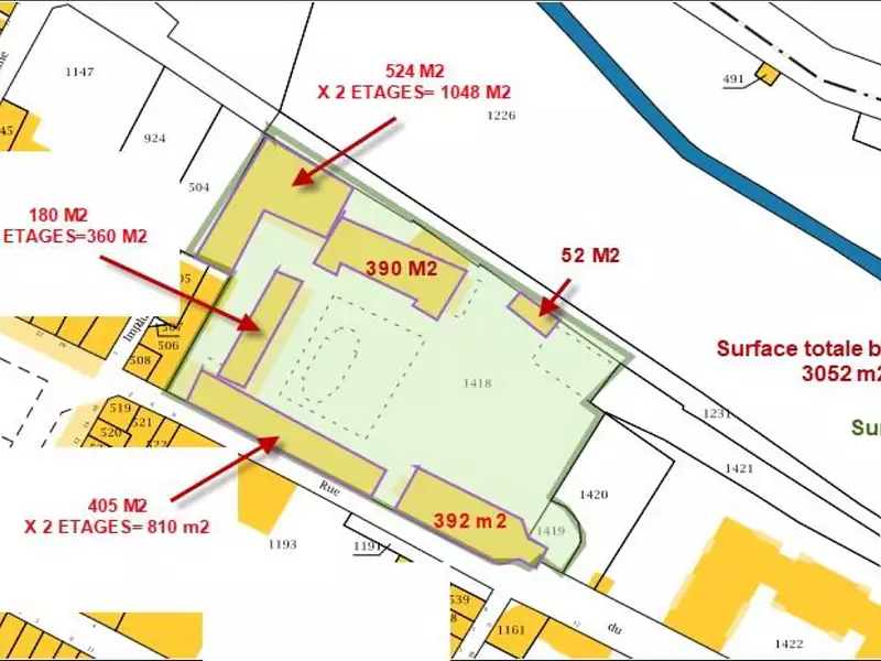 Immeuble, 3 052 m²