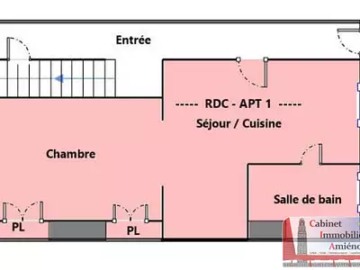 Immeuble, 105 m²