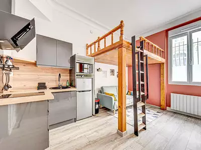 Appartement 1 pieces 18,8 m2 a louer - Paris 18e 75018