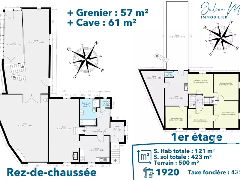 Maison, 121 m²
