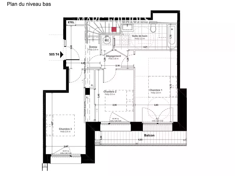 Appartement, 130,45 m²