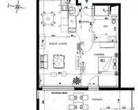 Appartement, 45,4 m²