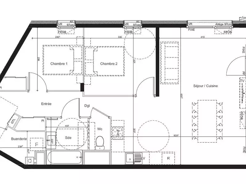 Appartement, 72,41 m²