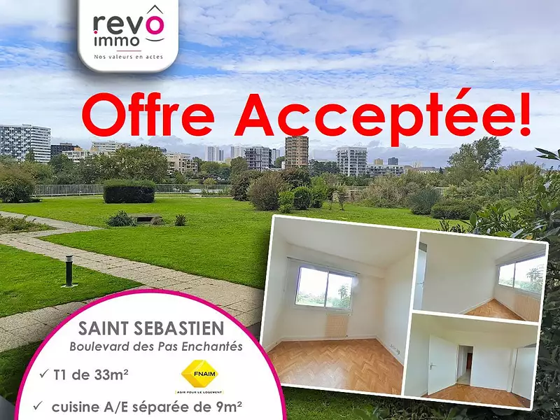 Appartement, 33,33 m²