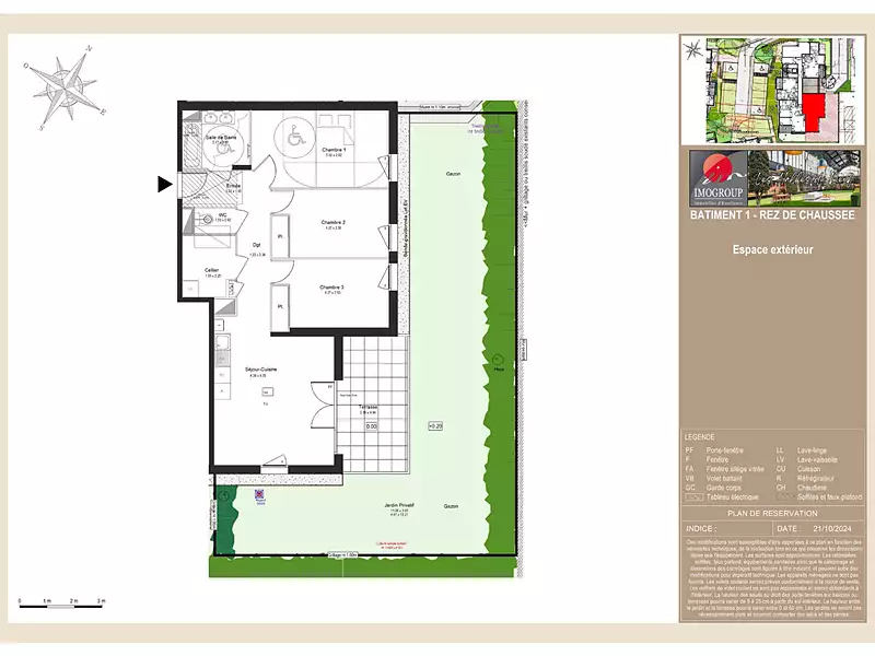Appartement, 56,56 m²