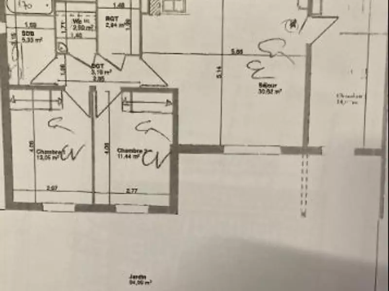 Appartement, 82 m²