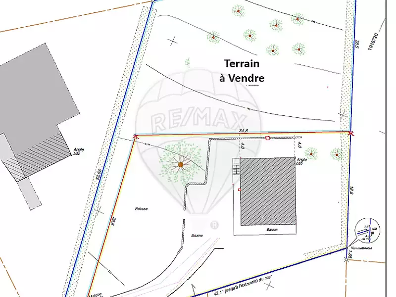 Terrain, 990 m²